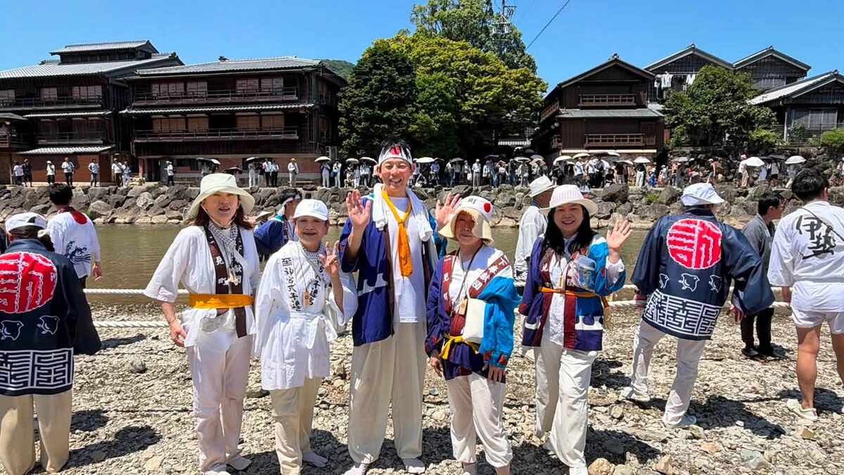 御木曳 川曳の様子（2026年7月25日）